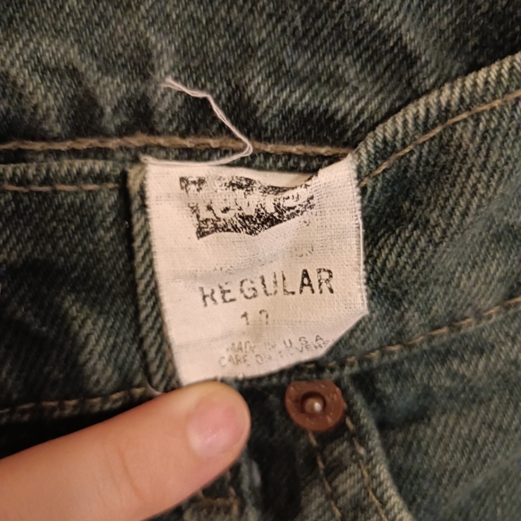 Children's Levi's Green Size 10 - Picture 4 of 4